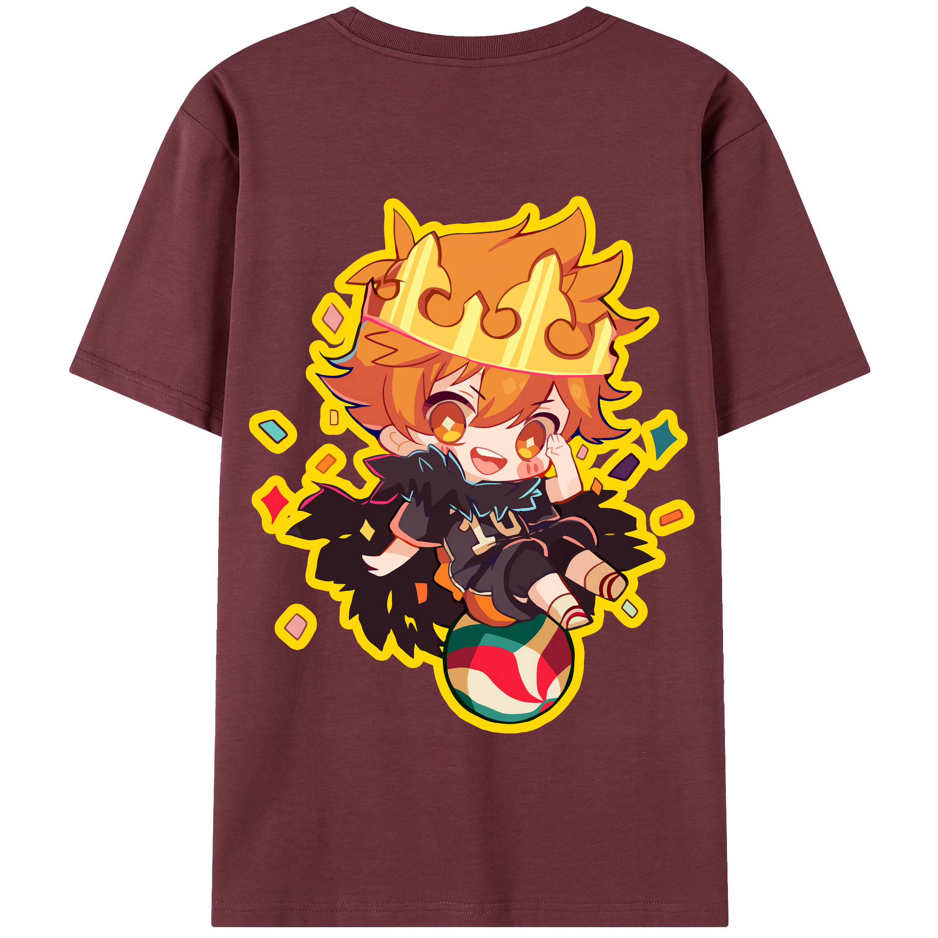 （画像用） ハイキュー!! Haikyu!! 綿100％半袖Tシャツ（背面プリント）